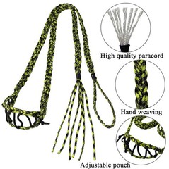 Paracord Balearic Shepherd Sling, 63 Inch Handcrafted Braided Slingshot, Roma…