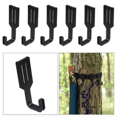 For Outdoor Camping Hooks with Webbing 46 Hook Set for Hanging Gear on Trees