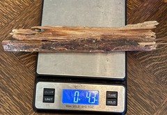 Solid Resin Core Exceptional Hot Lasting Fatwood Long Leaf Pine Log 4.3 OZ Texas