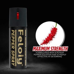 1/2/3/4/5 Pcs Professional Pepper Spray Strength 2 Oz Self Defense Protection