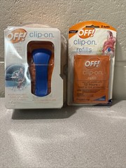 Off! Clip-on Fan Circulating Mosquito Repellent With Refills New Sealed