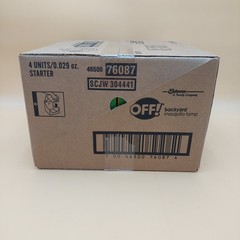 OFF! Backyard Mosquito Lamp Case of 4 Repels up to 10x10ft for 6 Hours