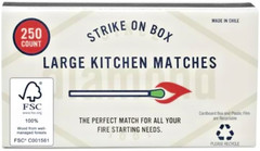 250 Strike on Box LARGE Kitchen WOOD MATCHES Green Cigar Candles Grill DIAMOND