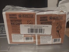 New Mil-Spec Plus Waterproof Matches 800 Matches Camping Hiking Emergency Fire