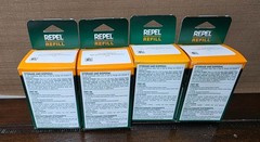 REPEL Mosquito Repellent 40-Hour REFILL For Realm Zone Mosquito Device / 4 PACK