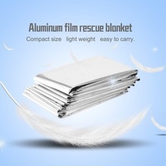 2 x 210cm*130 cm Emergency Survival Rescue Reflective Blanket