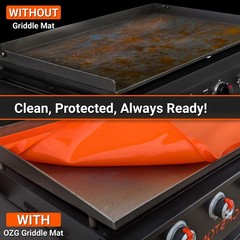 36″ Premium Silicone Griddle Mat for Blackstone 36 Inch Grill, Heavy Duty Foo…