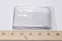Swiss Safe Emergency Thermal Blankets + Bonus Gold Foil Space Mylar