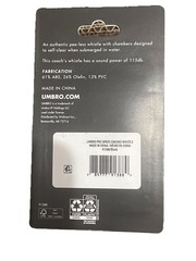 Umbro Pro Series Coach Whistle with Adjustable Lanyard, Black, Plastic, New