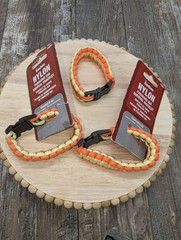 Paracord 550 Bracelets SET Of 3!!2-Tone Orange & Yellow King Cord Survival 8″