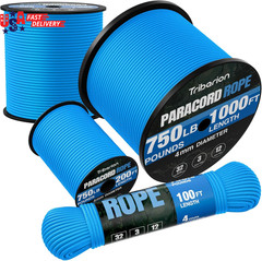 Paracord Rope 750 Lb – 1000Ft / 500Ft / 200Ft / 100Ft 5/32″ Parachute Cord 4MM 1