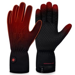Dr.Warm Heated Glove Liners For Men Women Thin Heated Work Gloves Touch Screen