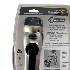 Ready America Emergency Power Station Flashlight Phone Charger Radio