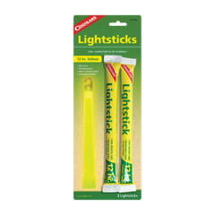 Coughlans 12 hour Glowsticks 2 pack YELLOW Great For HALLOWEEN
