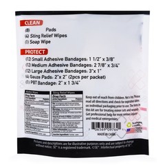 ASR Outdoor 55pc Compact Travel First Aid Kit in Resealable Bag Camping Hiking