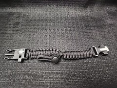 Survival Bracelet with Compass And Other Functions (T58)
