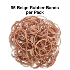 Staples Rubber Bands, Size #64, 1/4 lb. Bag – Economy Bands for Office beige