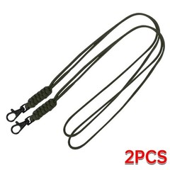 Travel Lose-proof Lanyard Nylon Braided Adjustable Phone Lanyard Keychain Wrist