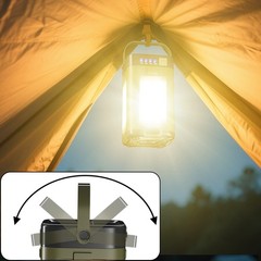 Ultimate Camping Companion Foldable 4-Leaf Solar Charging Lamp