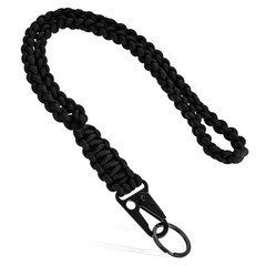 1 Pc Heavy Duty Paracord Lanyard Paracord Braided Keychain Strap