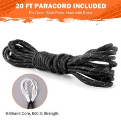 2 Person Mylar Emergency Shelter Tube Tent with Paracord & Whistle