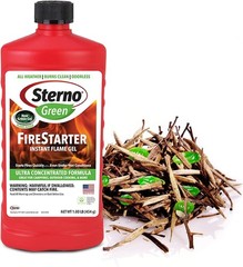 Fire Starter Gel Instant Flame Ethanol for Fireplace Camp Fire Outdoor 3 Pack