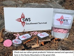 Southwest Survival Fire Starting Plugs (50) – Bushcraft, Camping, Bugout Bag