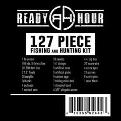 Ready Hour Fishing and Hunting Kit (127 pieces) Off Grid Tools Survival