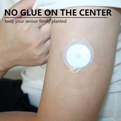 Sensor Covers for Libre 2/3/Plus 55 Pack Waterproof Adhesive Patches Transparent