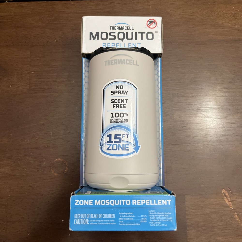 NEW THERMACELL Patio Shield Mosquito Insect Repellent Scent Free No Spray NIB