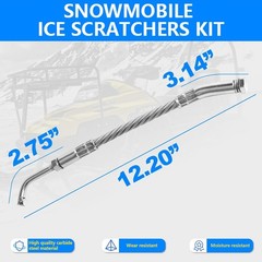 Kavius Ice Scratchers Snowmobile 4-PACK for Polaris Skidoo Arctic Cat Snowmobile