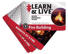 UST Learn & Live Educational Card Set, Fire Building, Cards