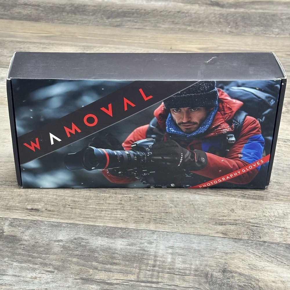 WAMOVAL Photography Gloves Heated for Men Women Rechargeable 7.4V 3000mah Medium