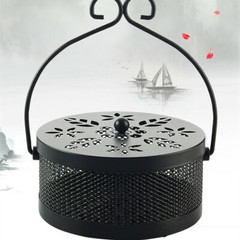 Mosquito Coil Holder Home Decor Retro Classical Design Portable Incense Burner