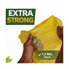 13 Gallon Biodegradable Trash Bags with Drawstrings, 75 Count P… FAST USA SHIP