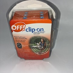 OFF! Clip-On Mosquito Repellent Fan Circulated Kits Lot of 2 Plus 1 Refill 2010