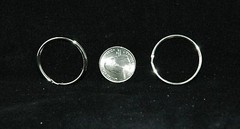 Lot of 12 Round Split Key Ring, Keyring, Camping, Survival, Paracord Accessory