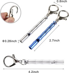Whistle for Teachers Coaches 4 Pack, Whistles Emergency with Keychain for