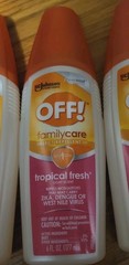 4 Off Family Care Tropical Fresh Insect Repellent 6oz