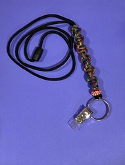 Handmade Paracord Neck Lanyard W Safety Breakaway Autism Awareness FREE SHIPPING