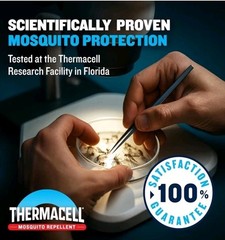 Thermacell Mosquito Repeller E-Series Rechargeable with 20′ Mosquito Protection