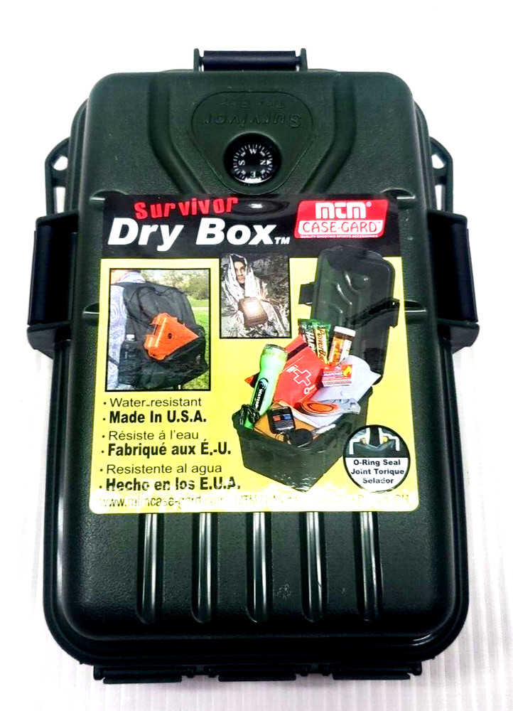 MTM Survivor Dry Box with O-Ring Seal Forest Green, Small S1072-11 NEW
