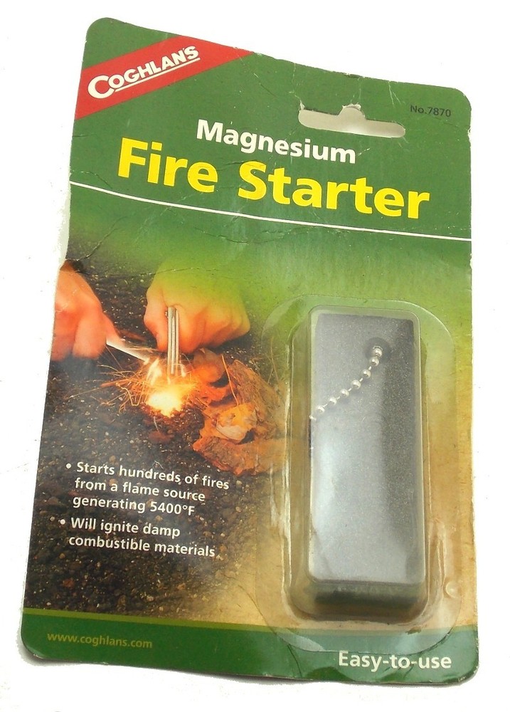 Coghlan’s Magnesium Fire Starter No 7870 Easy to Use NEW