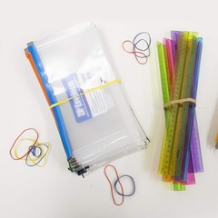 BAZIC Assorted Dimensions 227g/0.5 lbs. Rubber Bands, Multi 1-Pack, Multiple