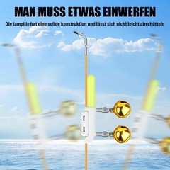 Glow Sticks Fishing | 4 Pack Fishing Alarm Bells | Night Light Glow Sticks Fishing…