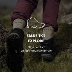 FALKE Women’s TK2 Explore Cool Short Hiking 6.5-7.5, Grey (Light 3403)
