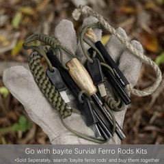 Aluminum Bellows Tube Sleeve and Hemp Cord for Fire Starting (2)