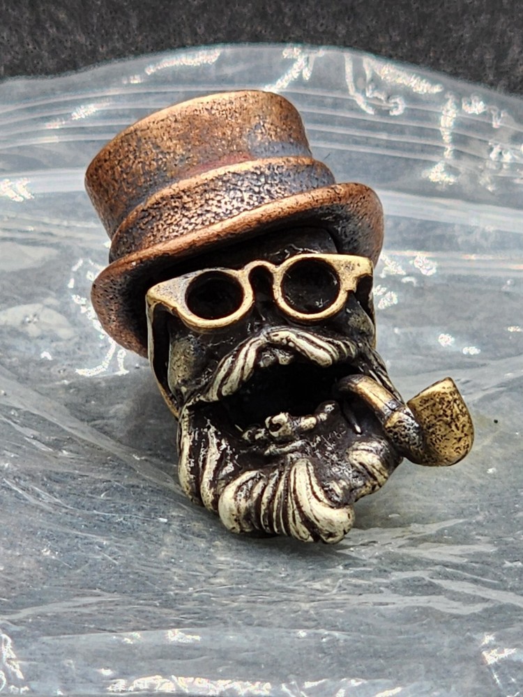 Paracord Bracelet DIY Accessories BEAD Pendant Brass Parts BEARD SKULL PIPE USA