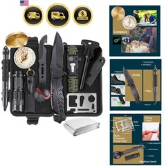 Gifts for Christmas Survival Kits for Men Dad Husband Him, 13 in 1 Survival G…