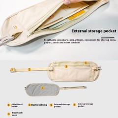 Invisible Travel Waist Packs Pouch For Passport Money Belt Bag Hidden Wallet
